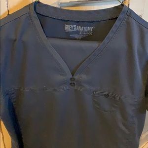 Greys anatomy charcoal grey scrubs medium